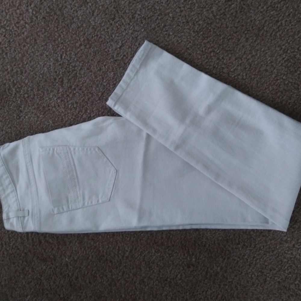 Beige jeans from h and m